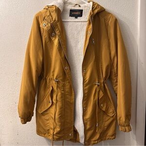 Ambiance Mustard Hooded Jacket